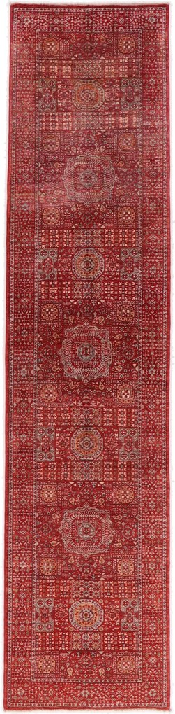 Mamluk Tappeto 350x80 (Afghanistan) Annodato A Mano