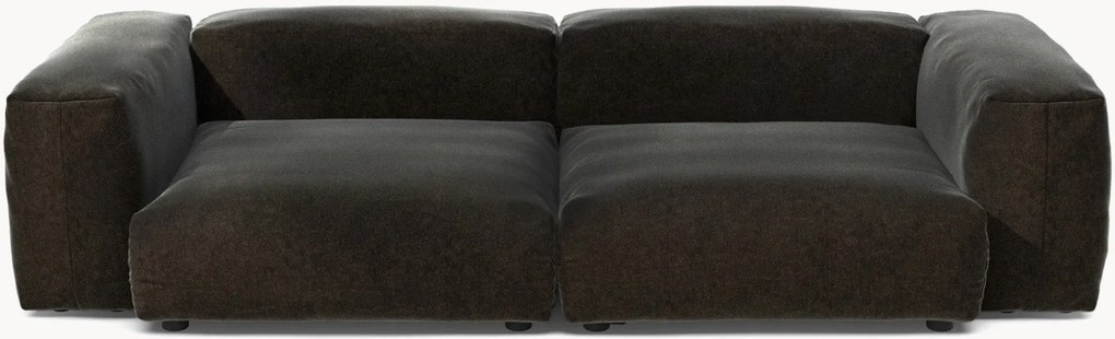 Divano componibile 3 posti in velluto Vetsak