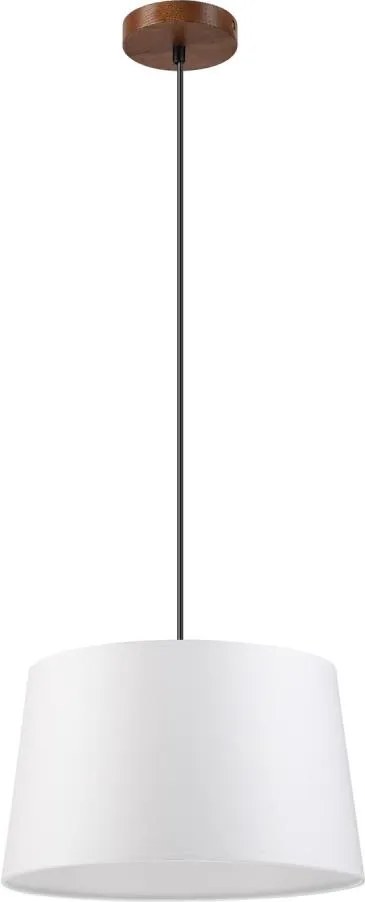 Lampadario a cavo AIDA 1xE27/60W/230V Ø 35 cm rovere/noce/bianco