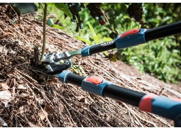 Extol Premium - Cesoia telescopica con trasmissione a incudine per rami 670-940 mm