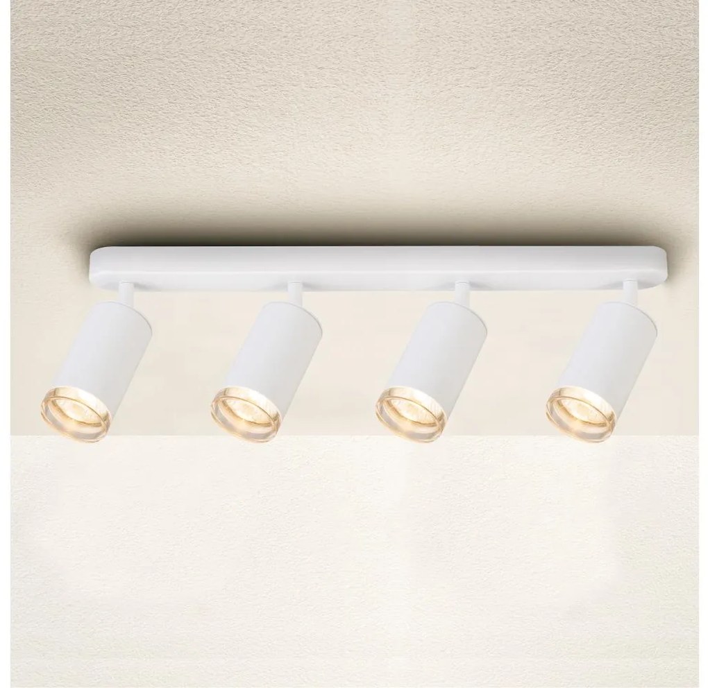 Brilagi - Luce Spot da bagno SELE 4xGU10/30W/230V IP44 bianco