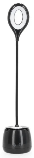 Lampada da tavolo flessibile ricaricabile a LED dimmerabile LUSIA LED/5W/5V 3000/4000K 1200 mAh nero