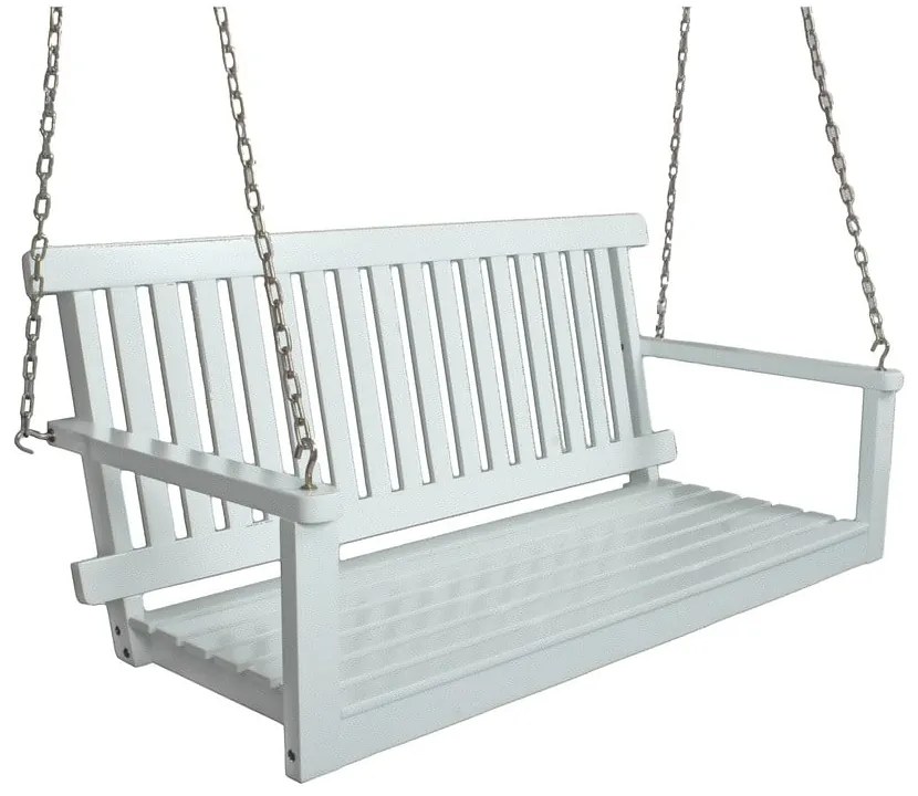 Altalena da giardino in legno bianco Augusta - Garden Pleasure