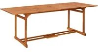 Tavolo da Pranzo per Esterni 220x90x75cm Legno Massello Acacia cod mxl 34144