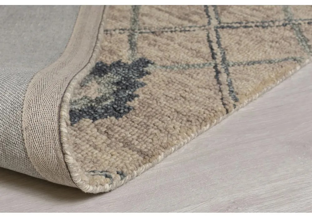 Tappeto in lana grigio 120x170 cm Diego - Flair Rugs