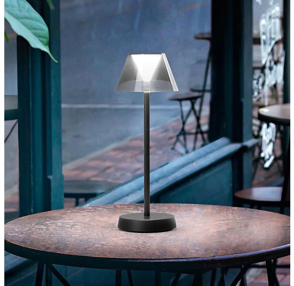 Ideal Lux - Lampada LED dimmerabile touch LOLITA LED/2,8W/5V IP54 nera