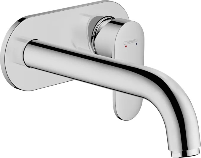 Miscelatore Monocomando Lavabo a muro Senza Parte Ad Incasso Con Bocca 20 Cm Cromo Hansgrohe Vernis Blend 71576000