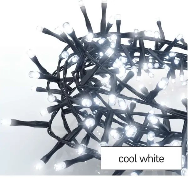 Catena LED da esterno natalizia 400xLED/13m IP44 bianco freddo
