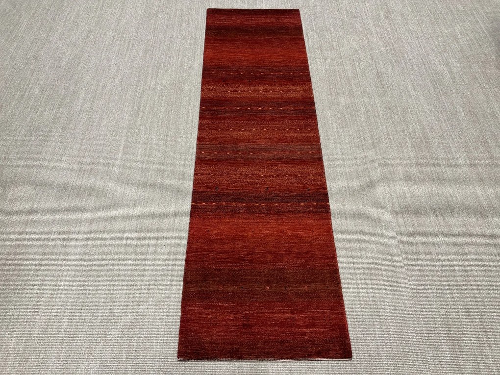 Loribaft Tappeto persiano 90x300 Rosso (Iran) Annodato A Mano