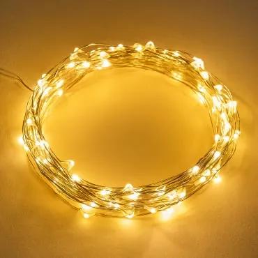 Ghirlanda Decorativa LED (5 m y 10 m) Lätt 10 m & Cromato - Sklum