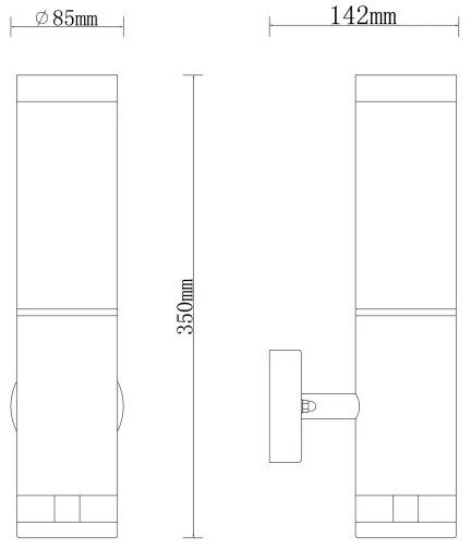 Globo 34070 - Applique da esterno JAICY 1xE27/15W/230V IP44