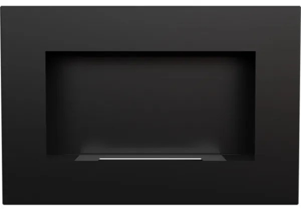 Camino a bioetanolo incasso DELTA 40x60 cm 2kW nero