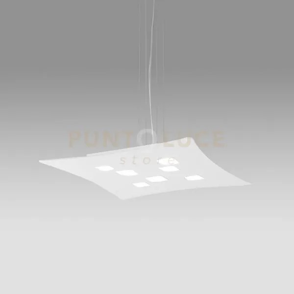 Isotta s - lampadario a sospensione 10luci attacco gx53 biemissione...