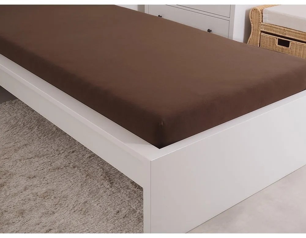 Lenzuolo marrone scuro 180x200 cm - B.E.S.