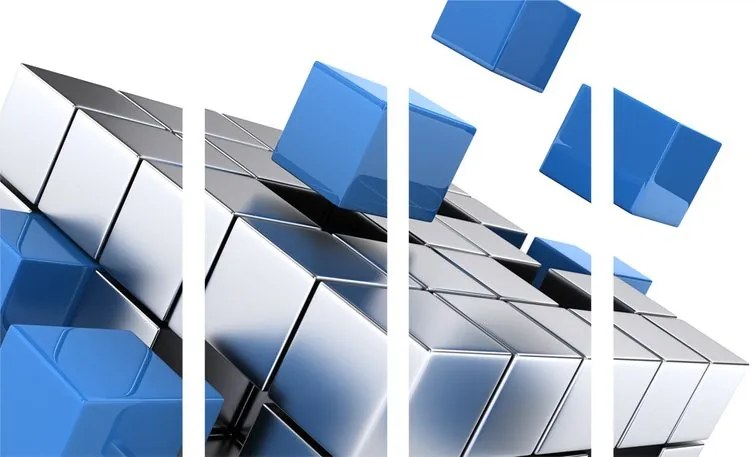 Quadri 5 pezzi – Cubo strategico