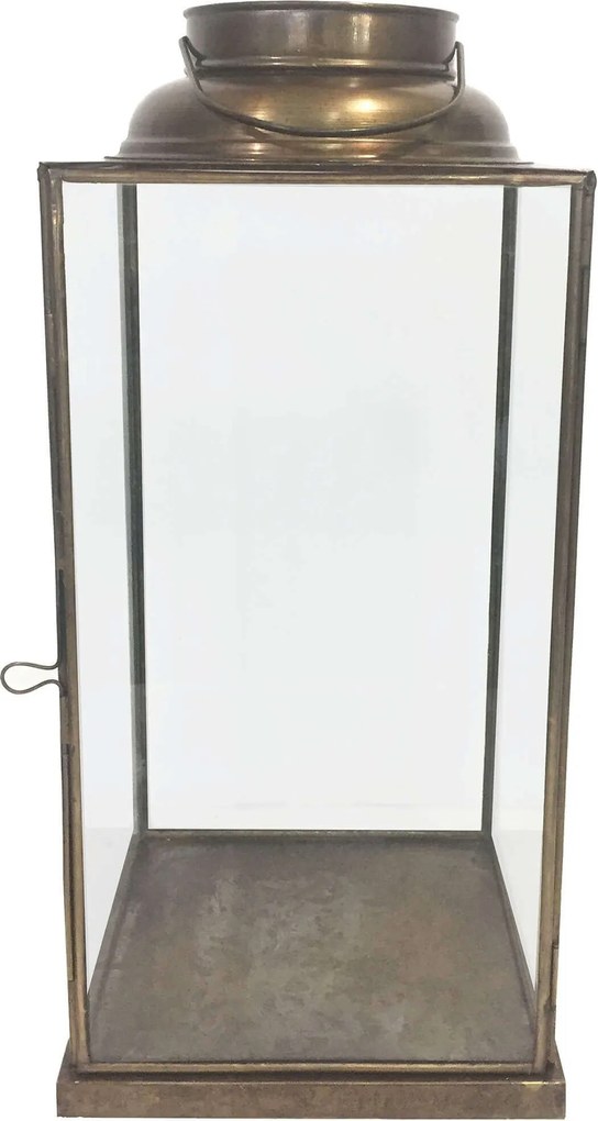 CARINE - lanterna in vetro e acciaio