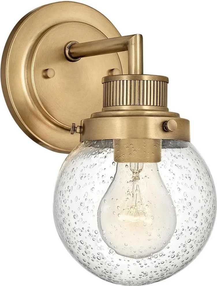 Quintiesse QN-POPPY1-HB-BATH - Applique da bagno POPPY 1xE27/60W/230V IP44 dorata