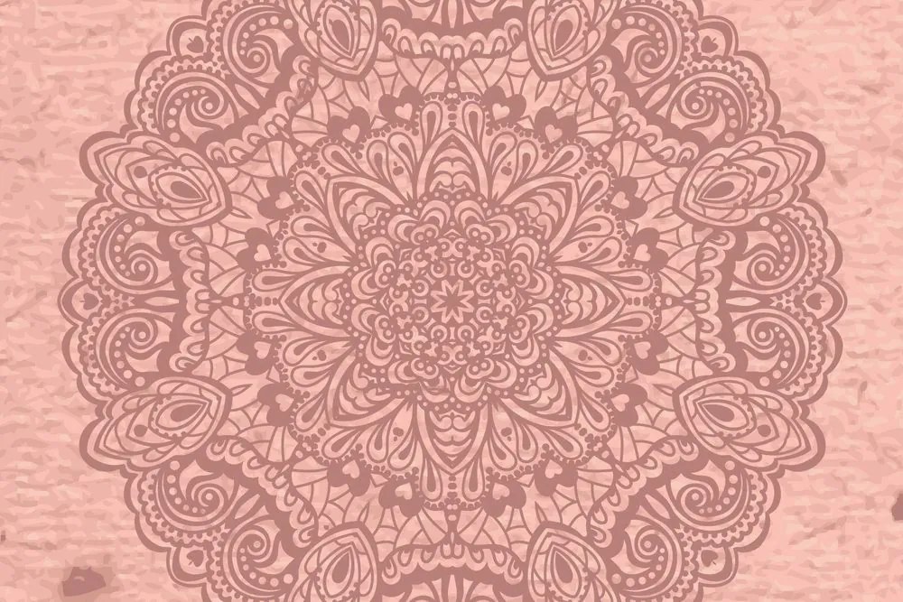 Carta da parati – Mandala floreale