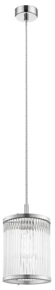 Zuma Line P0528-01F-F4AC - Lampadario a sospensione con filo SERGIO 1xE14/40W/230V cromo