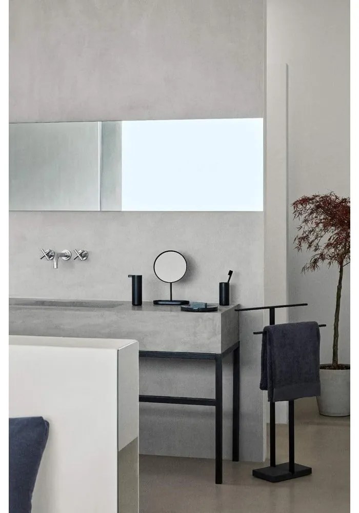 Telo da bagno in cotone grigio scuro, 100 x 200 cm - Blomus