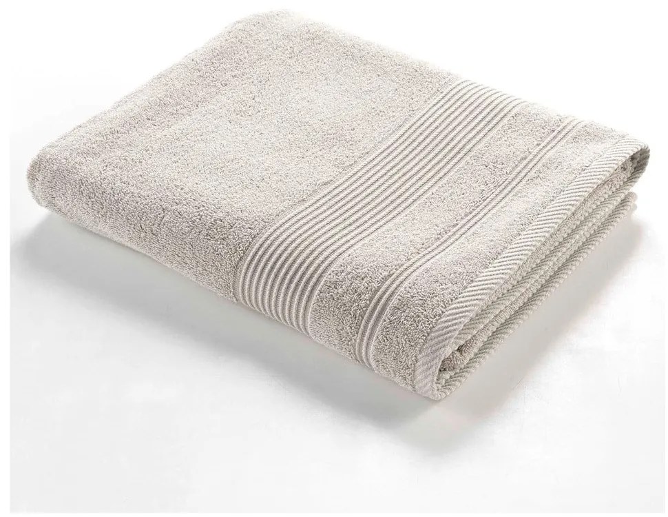 Asciugamano tipo terry beige in cotone 90x150 cm Tendresse – douceur d'intérieur