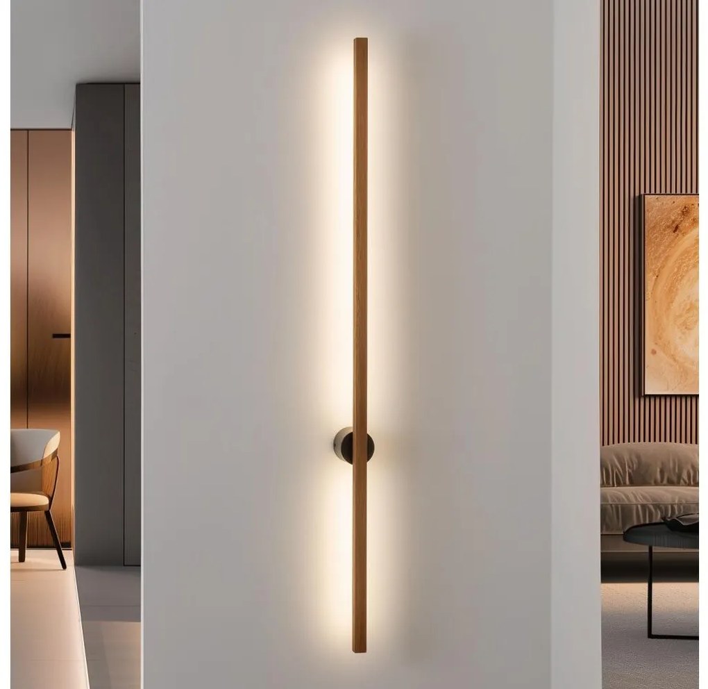 Brilagi - Applique a LED WOODY LINE LED/12W/230V 120 cm quercia ciliegio