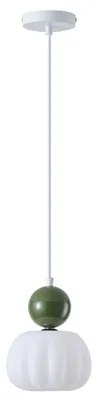 Lampadario a sospensione con filo 1xG9/7W/230V bianco/verde