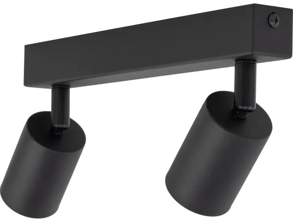 Faretto NEX 2xGU10/10W/230V nero