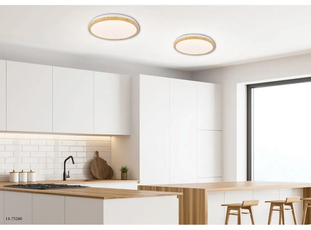 Apparecchio da soffitto a LED in colore naturale ø 48 cm Gandava - Candellux Lighting