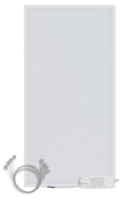 Pannello LED a Sospensione 60x30 32W UGR19 CCT con driver Philips Colore Bianco Variabile CCT