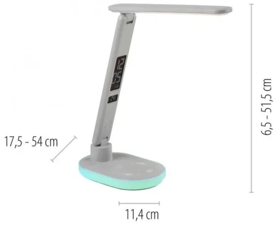 JUST LIGHT. 11018-16 - Lampada da tavolo dimmerabile LED RGBW TINA LED/4W/230V