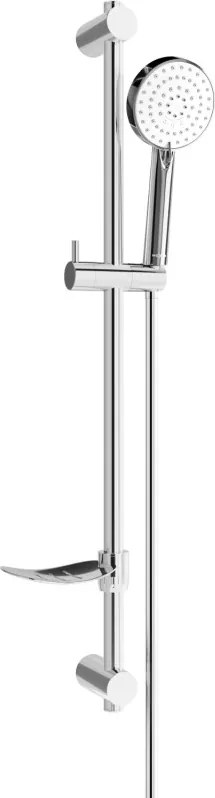 Mexen DF75 set doccia scorrevole, cromo - 785754582-02
