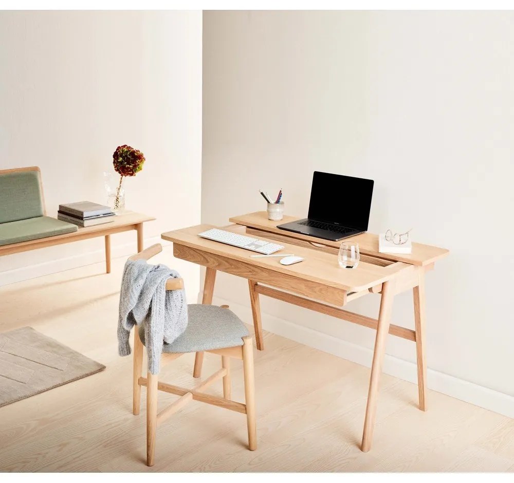 Tavolo da lavoro con piano in rovere 110x55,5 cm Home - Hammel Furniture