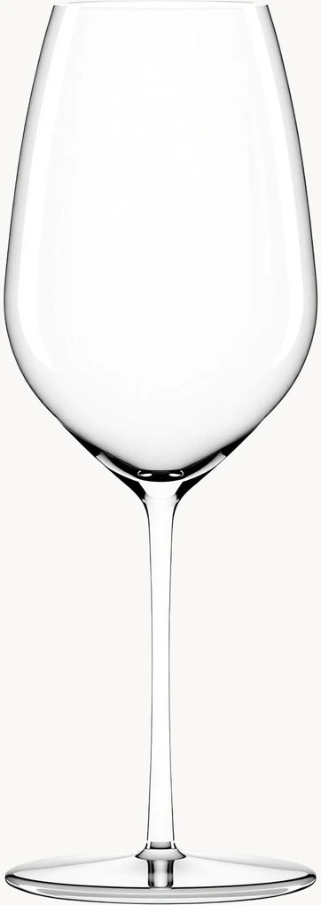 Set di 6 bicchieri da vino bianco in cristallo 5. Fino