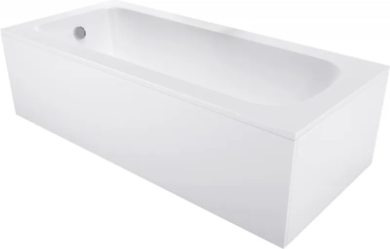 Mexen Vega vasca rettangolare 150 x 70 cm con rivestimento, bianca - 55011507000X