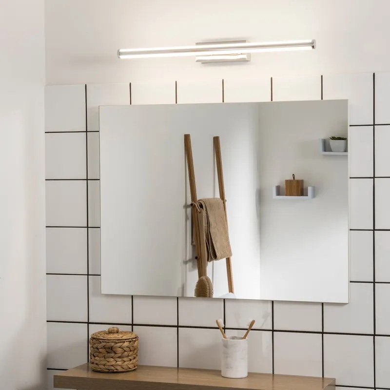 Applique LED bagno moderno Up&Down grigio, INSPIRE bianco naturale