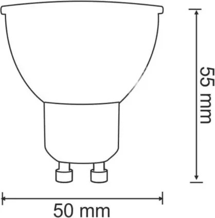 Lampadina LED GU10/7W/230V 3000K