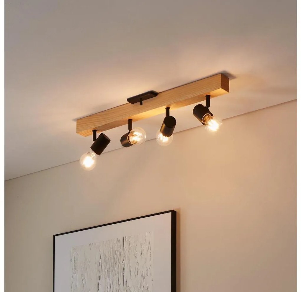 Eglo 98114 - Faretto TOWNSHEND 3 4xE27/60W/230V