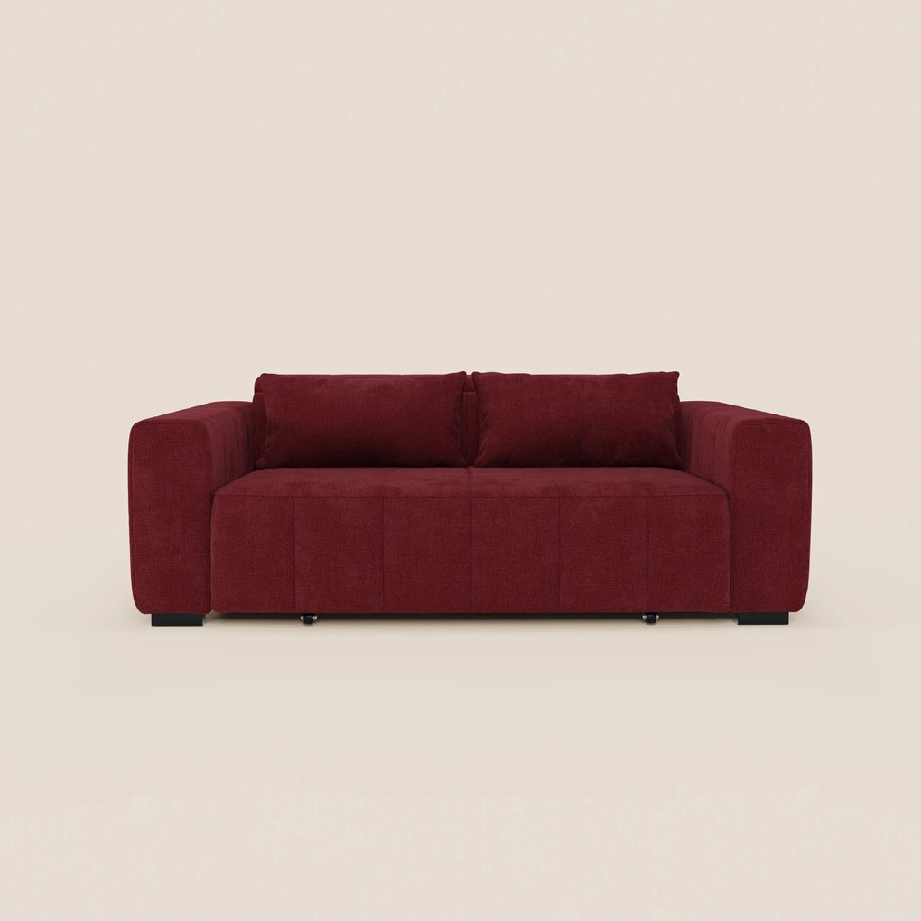 Doric divano 3 posti con sedute allungabili tramite relax elettrico - poggiatesta reclinabile in tessuto smacchiabile T23