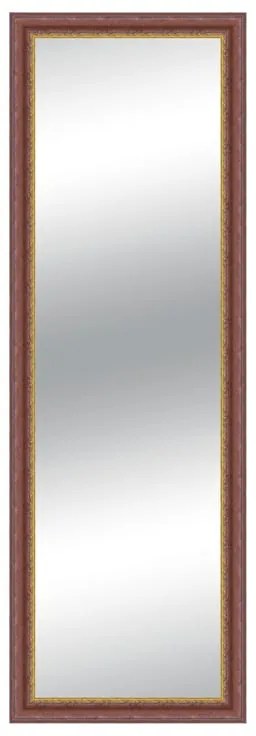 Specchio rettangolare in legno oro 52 x 137 cm