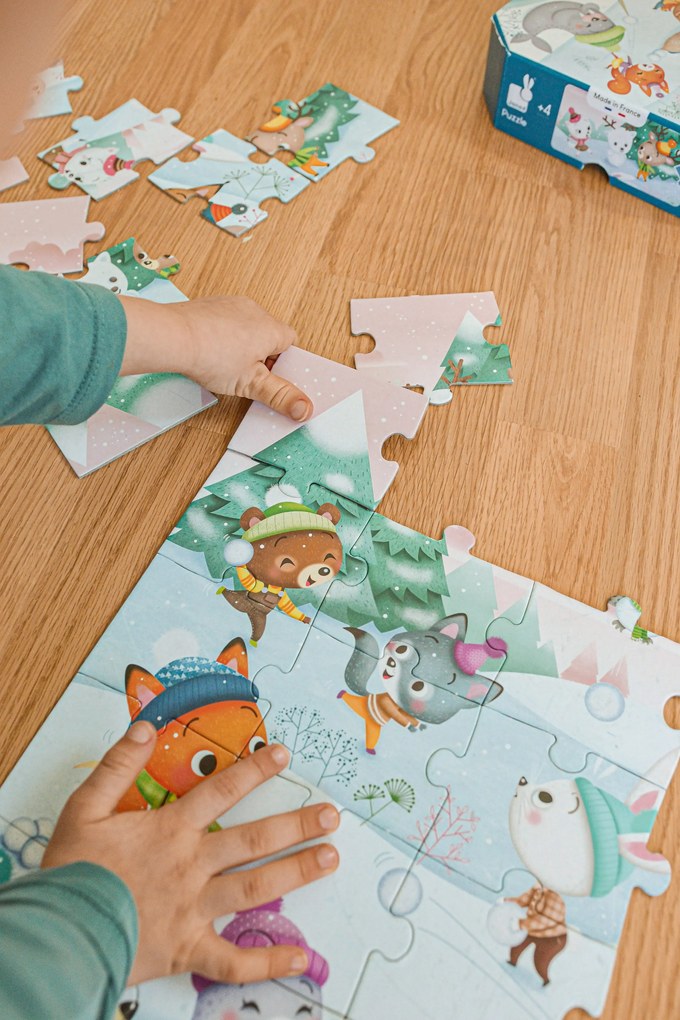 Puzzle - Palle Di Neve - 36 pezzi