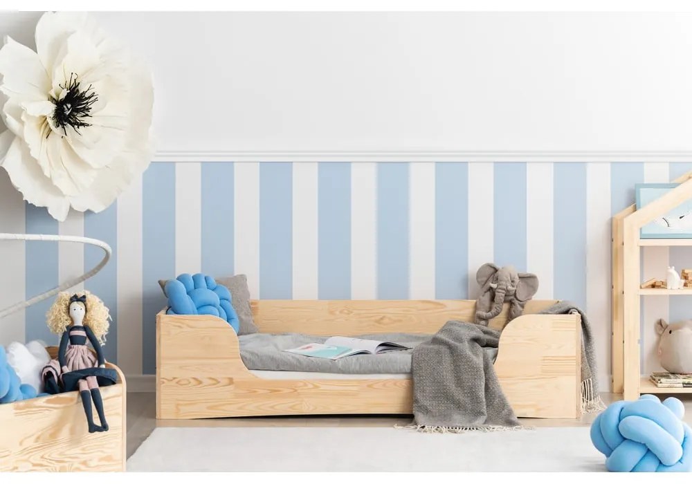 Letto per bambini in legno di pino Pepe Dan, 90 x 180 cm - Adeko