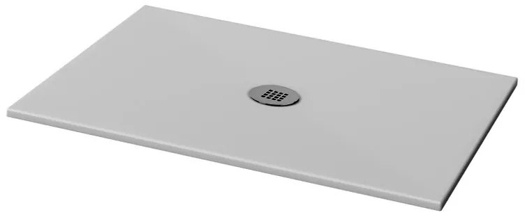 Piatto doccia in ceramica extra slim grigio L 160 x L 70 cm