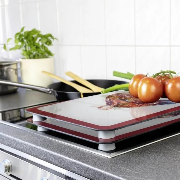 WENKO 2521471500 - Piastra di copertura ABDECKPLATTE - GRAFIK 30x52 cm multicolore