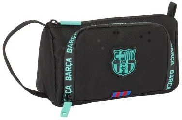 Astuccio per la Scuola con Accessori F.C. Barcelona Nero 20 x 11 x 8.5 cm (32 Pezzi)