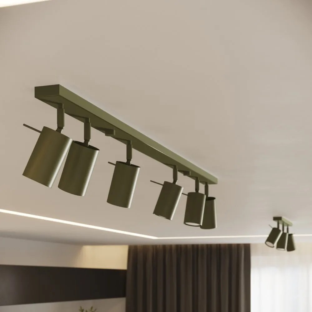 Faretto verde 6x81 cm Etna – Sollux