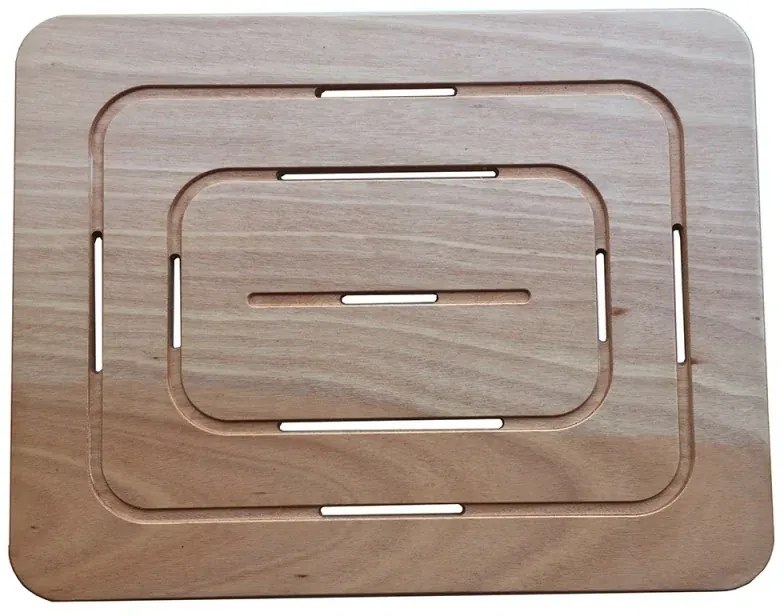 Pedana doccia in legno marino 54x68 antiscivolo per piatto doccia 70x90
