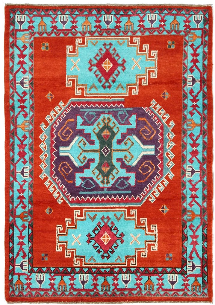 Kazak Tappeto orientale 130 x 190 (Pakistan) Annodato A Mano