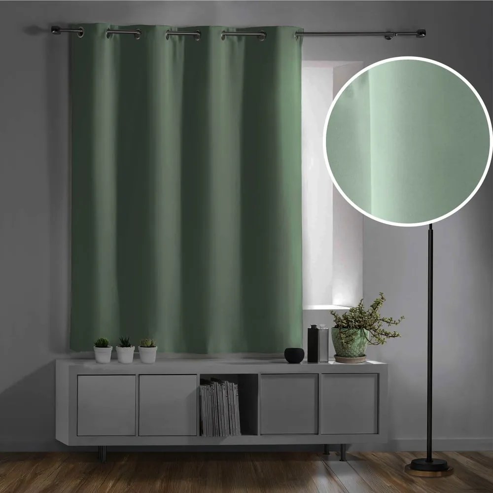 Tenda oscurante verde chiaro 135x180 cm Occult – douceur d'intérieur