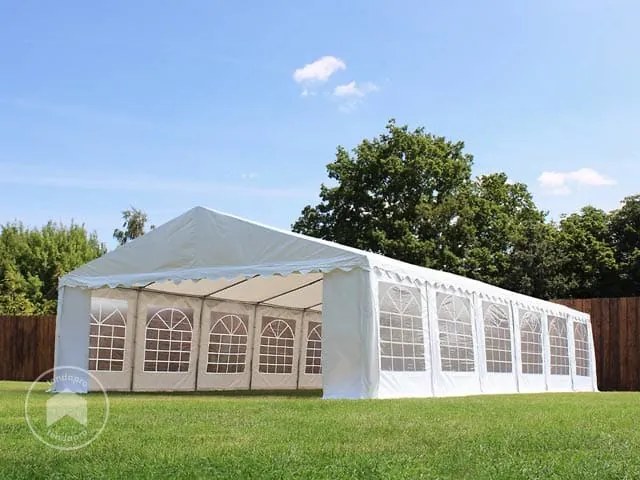 TOOLPORT 6x14m tendone per feste, PVC 700, bianco - (5358)